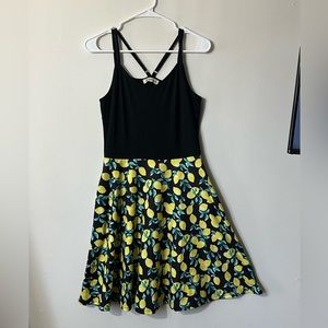 NWOT Lemon tank dress with pockets